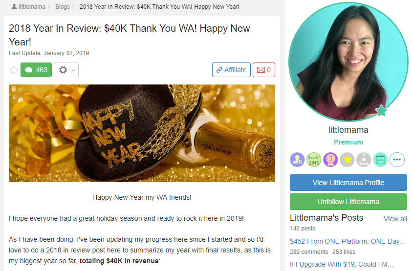 Wealthy Affiliate Review - Success 2